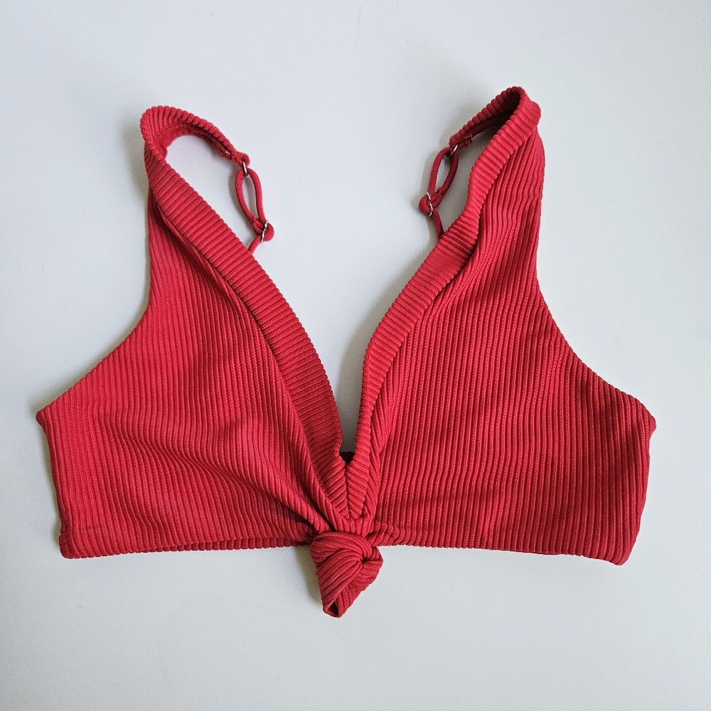Frankies Bikinis Austin Cherry Red Top